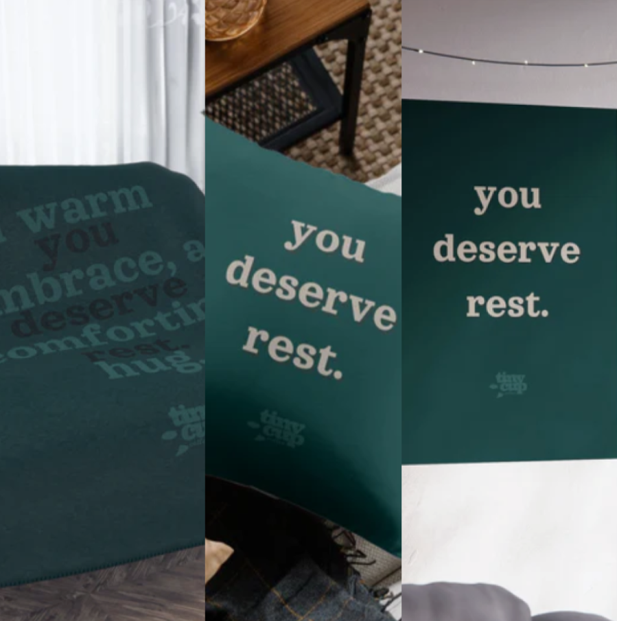 The Rest Pack (Coffee, Pillow & Throw)