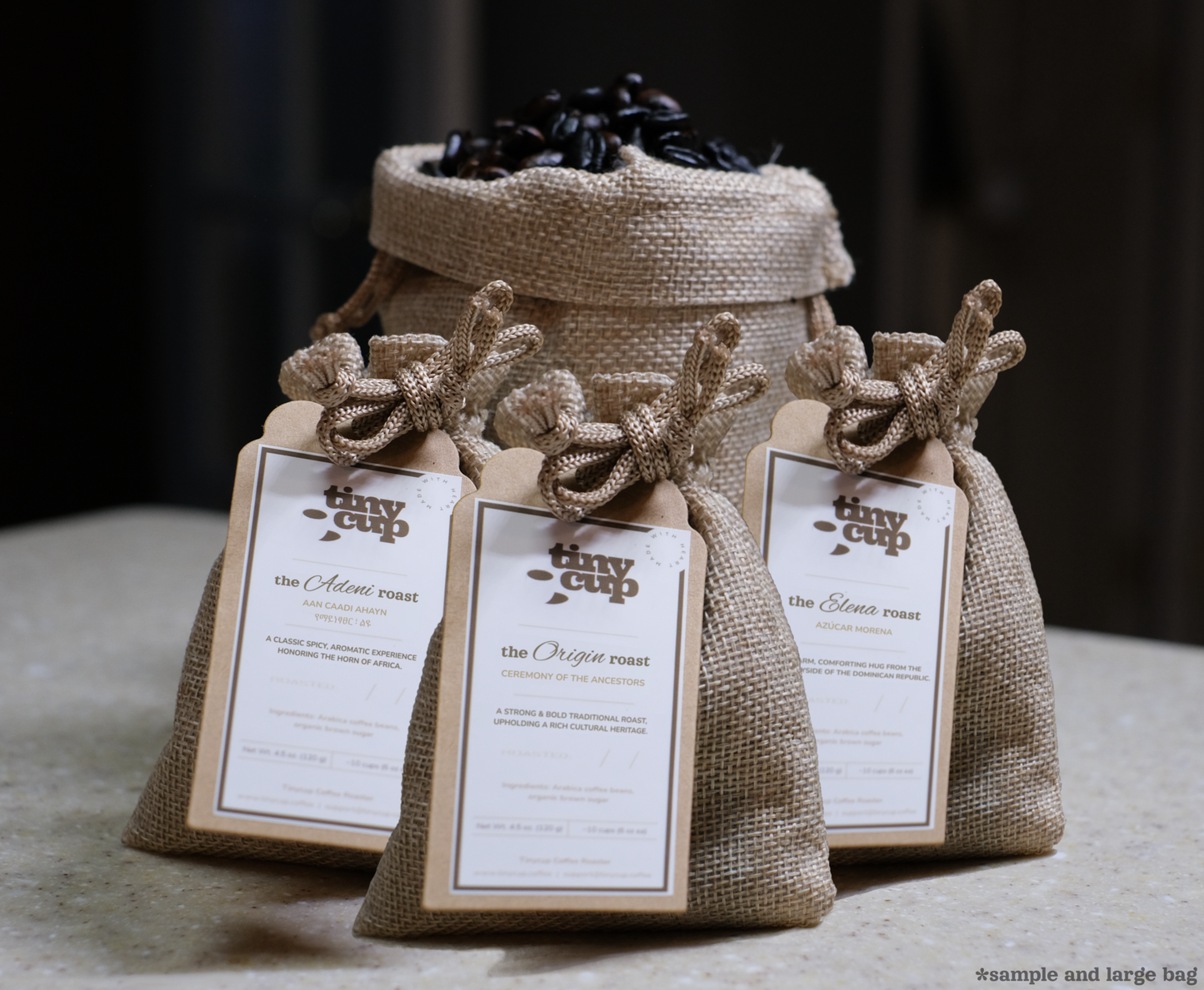 Tinycup Signature Roasts Samples (3-Pack Bundle)