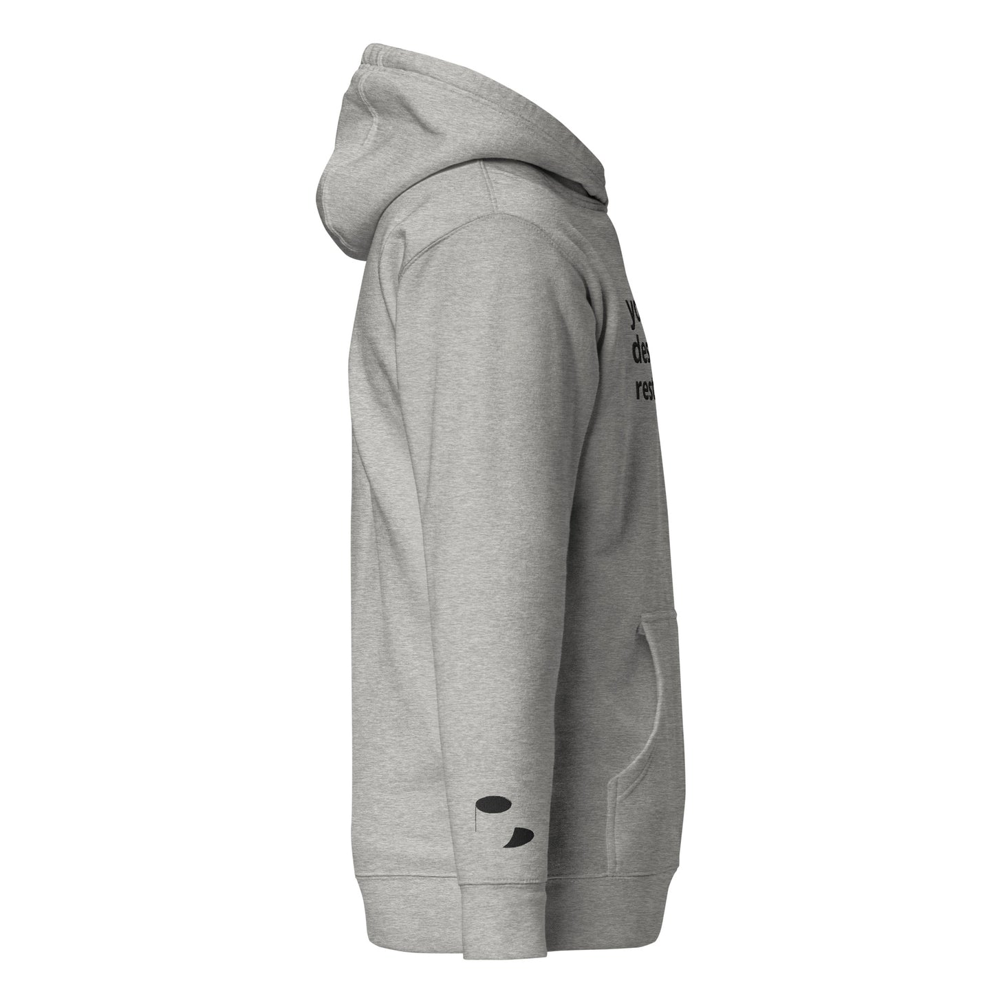 "Resist Grind Culture" Hoodie (Gray)
