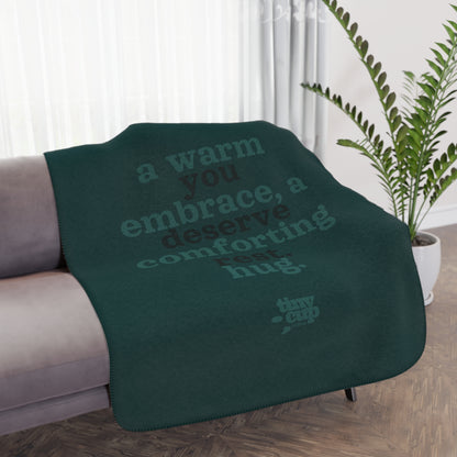 "A Warm Embrace" Sherpa Blanky