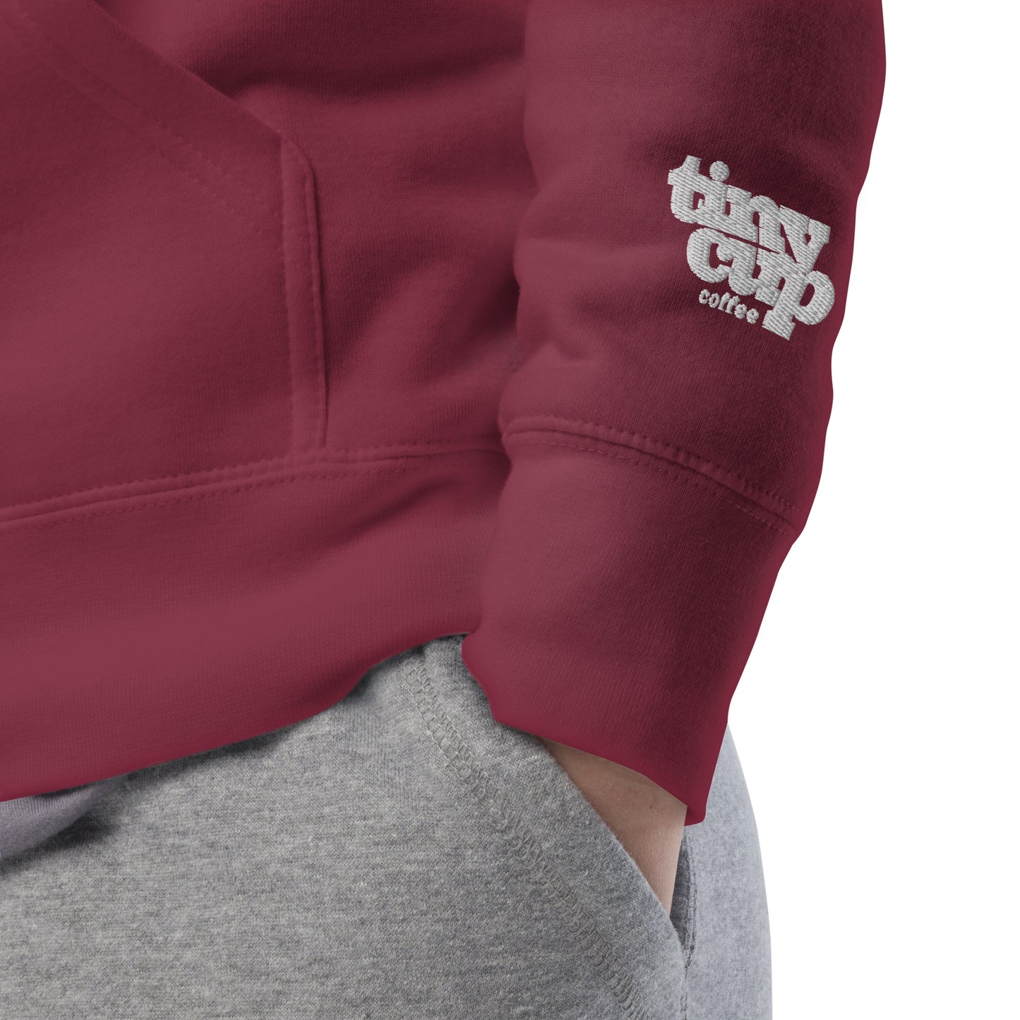 "Resist Grind Culture" Hoodie (Maroon)