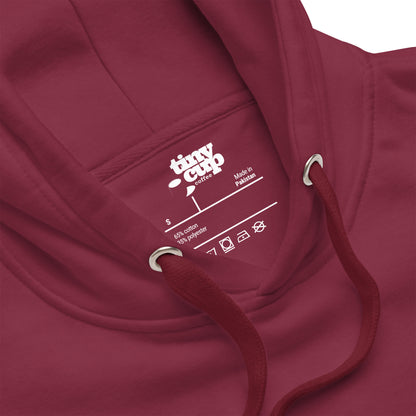 "Resist Grind Culture" Hoodie (Maroon)